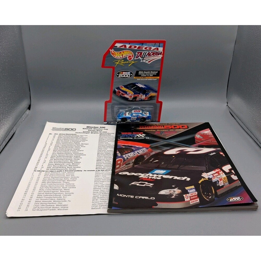NASCAR Official October 2000 Talladega Winston 500 Racing Program & Die-cast